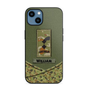 Personalized Australian Veterans/Soldier Camo Flag Phone Case Printed 22OCT-HY25