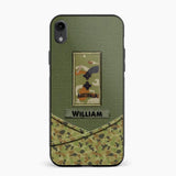 Personalized Australian Veterans/Soldier Camo Flag Phone Case Printed 22OCT-HY25