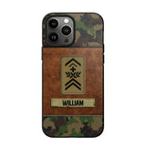 Personalized Swiss Veterans/Soldier Camo Phone Case Printed 22OCT-HY26