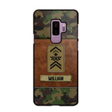 Personalized Swiss Veterans/Soldier Camo Phone Case Printed 22OCT-HY26