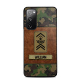 Personalized Swiss Veterans/Soldier Camo Phone Case Printed 22OCT-HY26