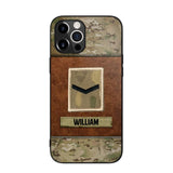 Personalized British Veterans/Soldier Camo Phone Case Printed 22OCT-HY26