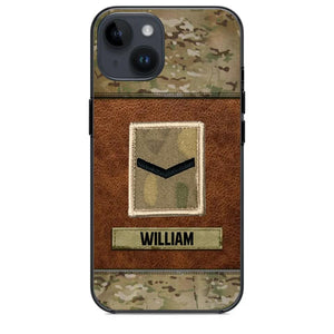 Personalized British Veterans/Soldier Camo Phone Case Printed 22OCT-HY26