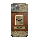 Personalized British Veterans/Soldier Camo Phone Case Printed 22OCT-HY26