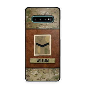 Personalized British Veterans/Soldier Camo Phone Case Printed 22OCT-HY26