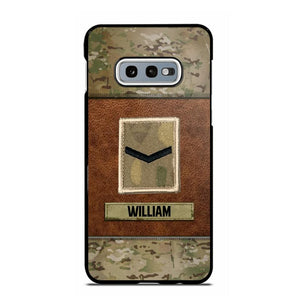 Personalized British Veterans/Soldier Camo Phone Case Printed 22OCT-HY26