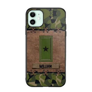 Personalized Swedish Veterans/Soldier Camo Phone Case Printed 22OCT-DT26