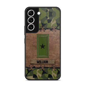 Personalized Swedish Veterans/Soldier Camo Phone Case Printed 22OCT-DT26