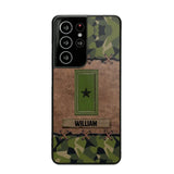 Personalized Swedish Veterans/Soldier Camo Phone Case Printed 22OCT-DT26