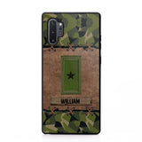 Personalized Swedish Veterans/Soldier Camo Phone Case Printed 22OCT-DT26