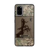 Personalized Lineman Camo 3D Printed Phonecase OCT22-HY31