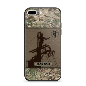 Personalized Lineman Camo 3D Printed Phonecase OCT22-HY31