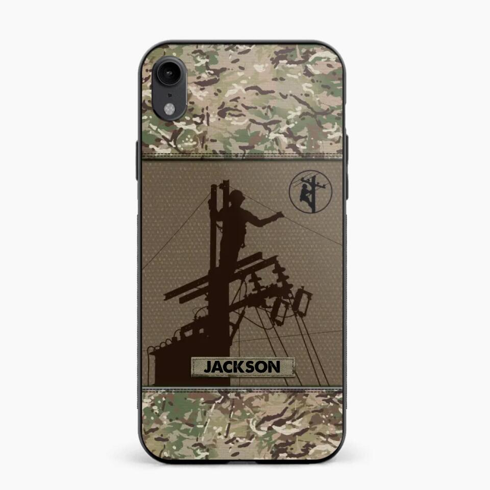 Personalized Lineman Camo 3D Printed Phonecase OCT22-HY31