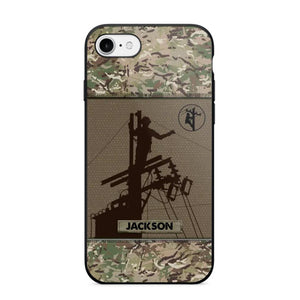 Personalized Lineman Camo 3D Printed Phonecase OCT22-HY31