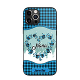 Personalized Grandma Nana Auntie Kid Name Heart Caro 3D Printed Phonecase 22NOV-HY02