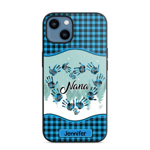 Personalized Grandma Nana Auntie Kid Name Heart Caro 3D Printed Phonecase 22NOV-HY02