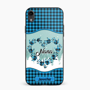 Personalized Grandma Nana Auntie Kid Name Heart Caro 3D Printed Phonecase 22NOV-HY02