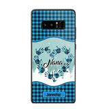 Personalized Grandma Nana Auntie Kid Name Heart Caro 3D Printed Phonecase 22NOV-HY02