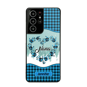 Personalized Grandma Nana Auntie Kid Name Heart Caro 3D Printed Phonecase 22NOV-HY02