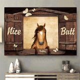 Personalized Horse Lover Canvas Printed QTDT0311