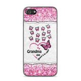 Personalized Blessed To Be Called Grandma Nana Mommy Butterfly Kid Name 3D Printed Phonecase 22NOV-HQ04