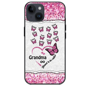 Personalized Blessed To Be Called Grandma Nana Mommy Butterfly Kid Name 3D Printed Phonecase 22NOV-HQ04