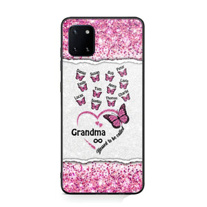 Personalized Blessed To Be Called Grandma Nana Mommy Butterfly Kid Name 3D Printed Phonecase 22NOV-HQ04