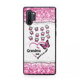 Personalized Blessed To Be Called Grandma Nana Mommy Butterfly Kid Name 3D Printed Phonecase 22NOV-HQ04