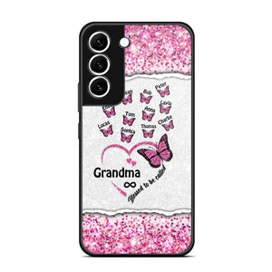 Personalized Blessed To Be Called Grandma Nana Mommy Butterfly Kid Name 3D Printed Phonecase 22NOV-HQ04