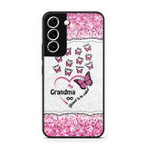 Personalized Blessed To Be Called Grandma Nana Mommy Butterfly Kid Name 3D Printed Phonecase 22NOV-HQ04