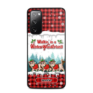 Personalized Walkin' In A Winter Wonderland Meowy Catmas Cat Lovers Caro Snow 3D Printed Phonecase 22NOV-DT04