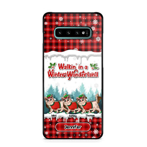 Personalized Walkin' In A Winter Wonderland Meowy Catmas Cat Lovers Caro Snow 3D Printed Phonecase 22NOV-DT04