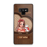 Personalized Cat Mom I Love Cat 3D Printed Phonecase 22NOV-HQ08