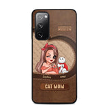 Personalized Cat Mom I Love Cat 3D Printed Phonecase 22NOV-HQ08