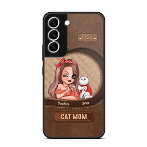 Personalized Cat Mom I Love Cat 3D Printed Phonecase 22NOV-HQ08