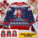 Personalized What Day Is Today Who Cares Christmas Sweatshirt Prined QTDT1011