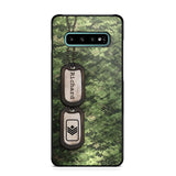 Personalized Canadian Solider/ Veteran Camo Rank 3D Printed Phonecase 22NOV-DT11