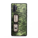 Personalized Canadian Solider/ Veteran Camo Rank 3D Printed Phonecase 22NOV-DT11