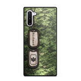 Personalized Canadian Solider/ Veteran Camo Rank 3D Printed Phonecase 22NOV-DT11