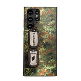 Personalized German Solider/ Veteran Camo Rank 3D Printed Phonecase 22NOV-DT11