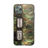 Personalized Sweden Solider/ Veteran Camo Rank 3D Printed Phonecase 22NOV-DT11