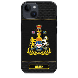 Personalized Canadian Police Rank Phonecase 22NOV-HQ12