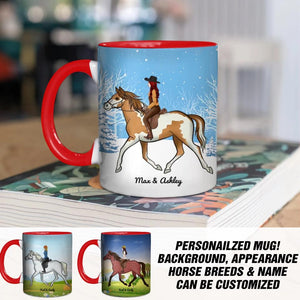 Personalized Horse Girl 3D Printed Accent Mug 22NOV-DT17