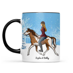 Personalized Horse Girl 3D Printed Accent Mug 22NOV-DT17