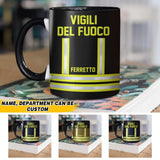 Personalized Italian Firefighter Ceramics Mug 22NOV-HQ17