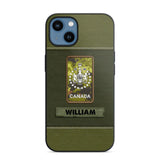 Personalized Canadian Veterans/Soldier Phone Case Printed QTHQ1811