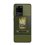 Personalized Canadian Veterans/Soldier Phone Case Printed QTHQ1811