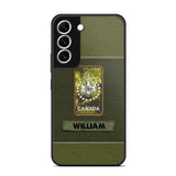 Personalized Canadian Veterans/Soldier Phone Case Printed QTHQ1811