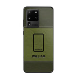 Personalized Australian Solider/ Veteran Camo Rank 3D Printed Phonecase QTHQ2111