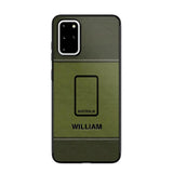 Personalized Australian Solider/ Veteran Camo Rank 3D Printed Phonecase QTHQ2111